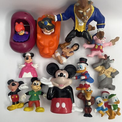 Disney Happy Meal Bulk Lot Vintage 90's Toys Ducktales Gummi Bears  Aladdin