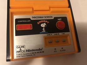 Nintendo Game&Watch Snoopy Tennis Panorama Screen