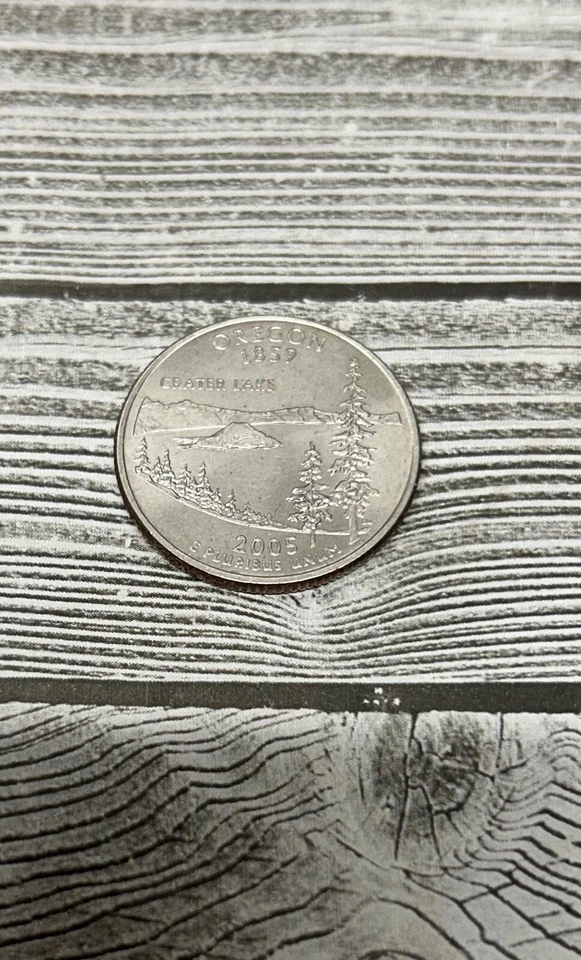 Oregon Quarter 1859 Crater Lake Year 2005-P-Fast Ship - Image 2 of 4