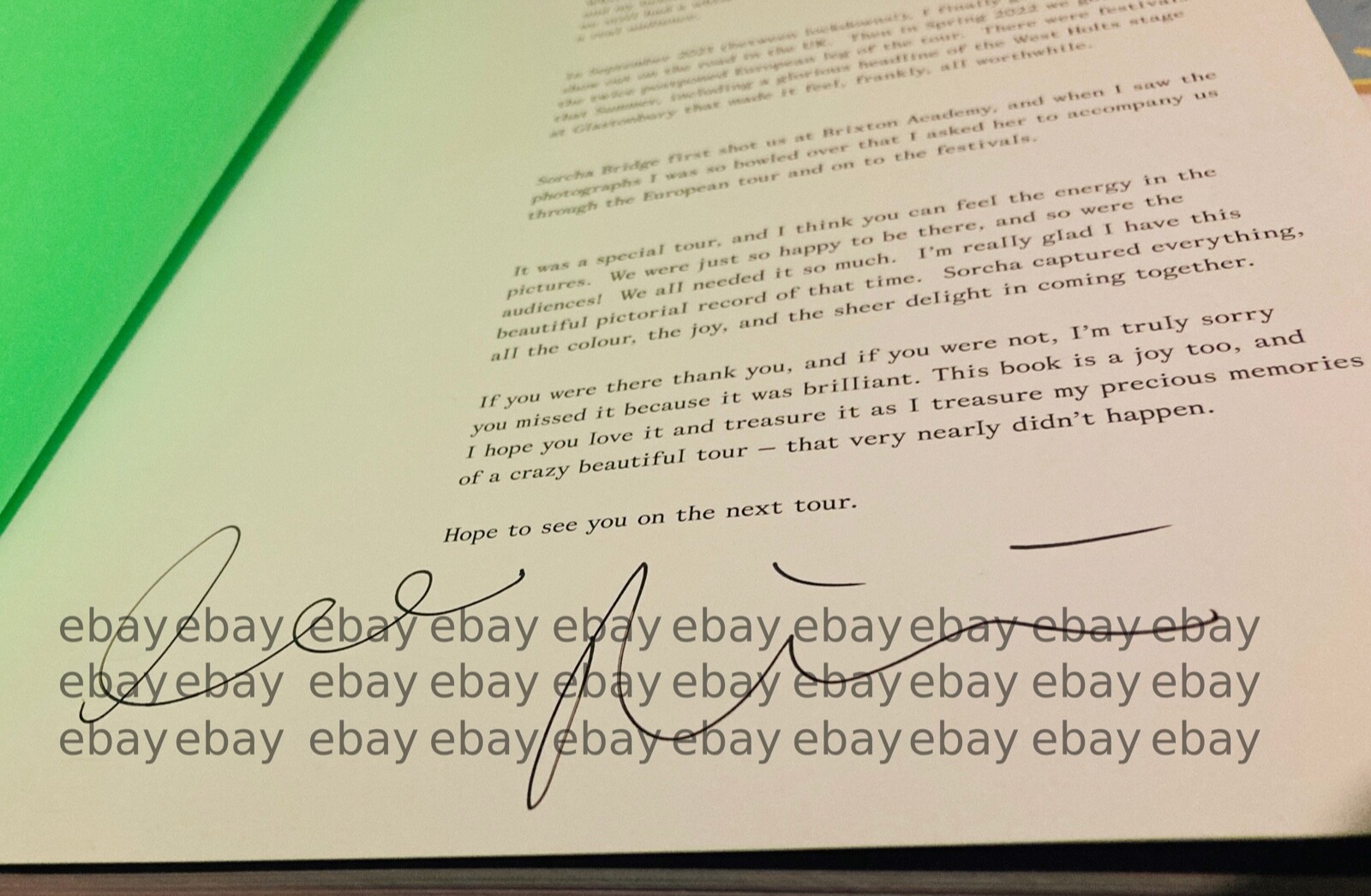 Róisín Murphy Róisín Machine Photo Book AUTOGRAPHED SIGNED eBay