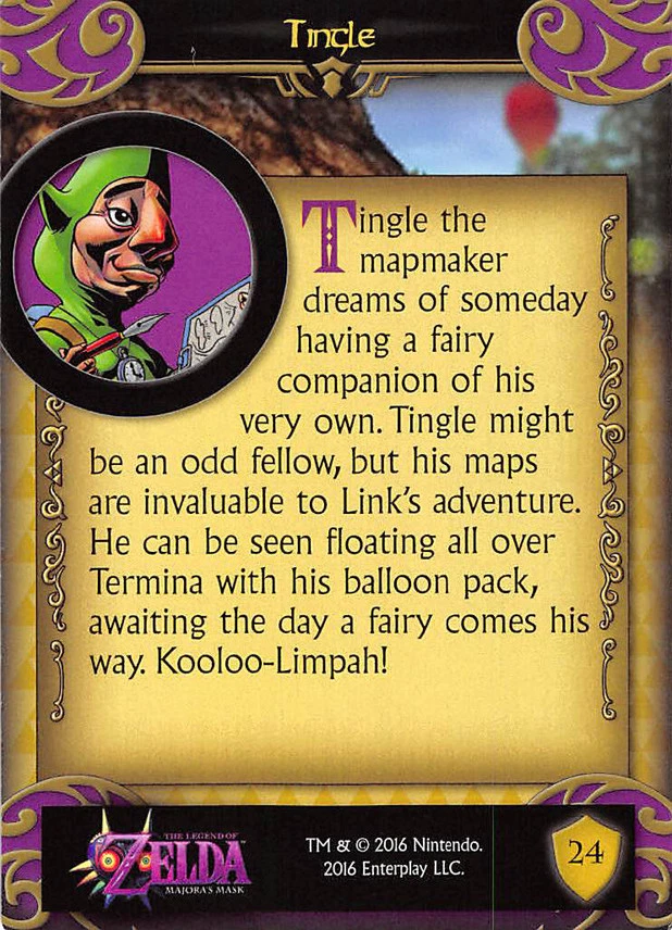 Legend of Zelda Trading Card - 24 Tingle (Majora's Mask) (Tingle