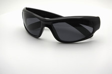 Timberland TB3036 Black Wrap Around Sunglasses Rectangular