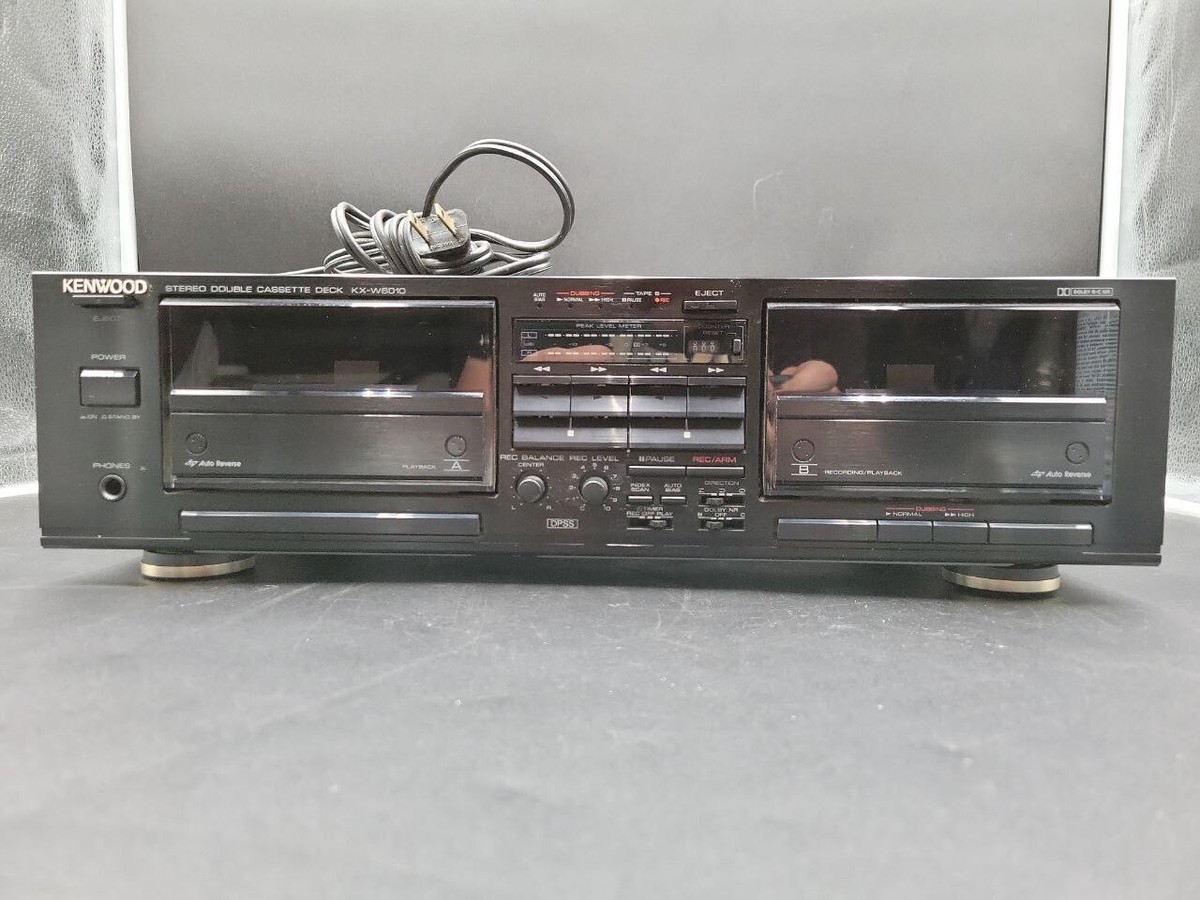 Kenwood KX-W6010 Stereo Double Cassette Deck | Belt Drive | Auto