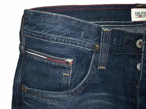 Tommy Hilfiger Vaqueros Wilson Lamr Medio Rígido Azul | eBay