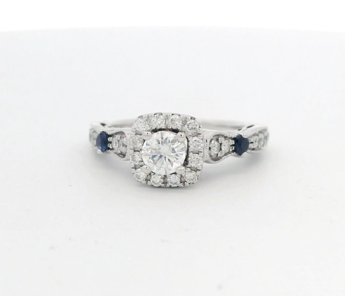 VERA WANG Love Wish 14k White Gold Round NATURAL Diamond