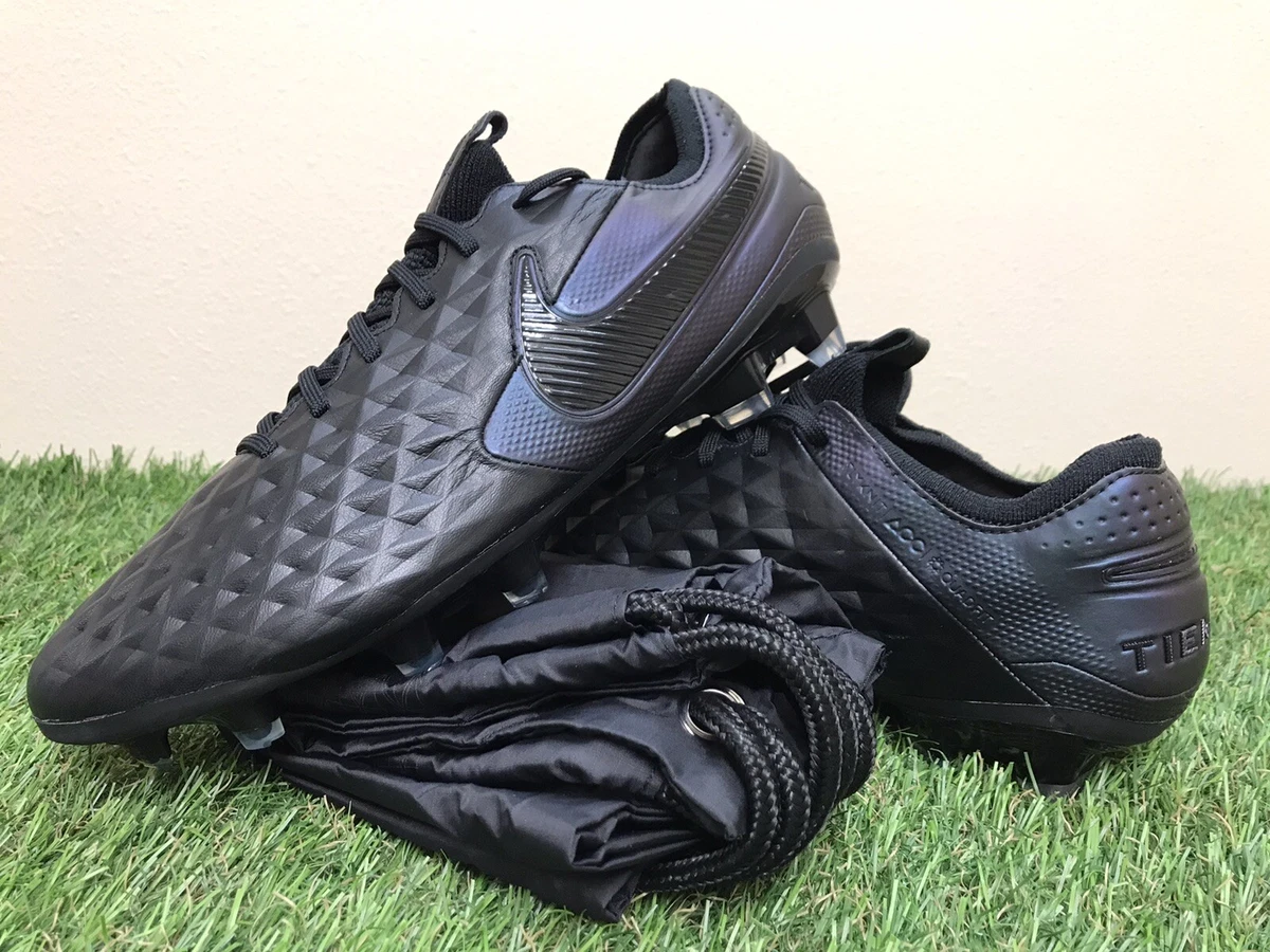Black tiempo best sale cleats