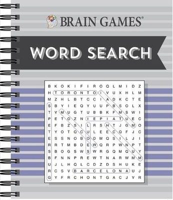 Brain Games - Word Search (Purple) (Spiral Bound) Brain Games (UK IMPORT)