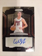 2024-25 Panini Prizm - Penmanship Cole Swider #PNM-CSH Silver Prizm (AU)