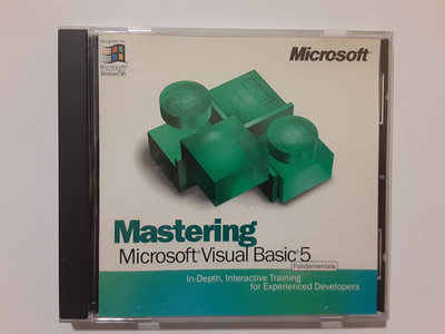 Microsoft Visual Basic 5.0 Cd Rare With Cd Key Software PC