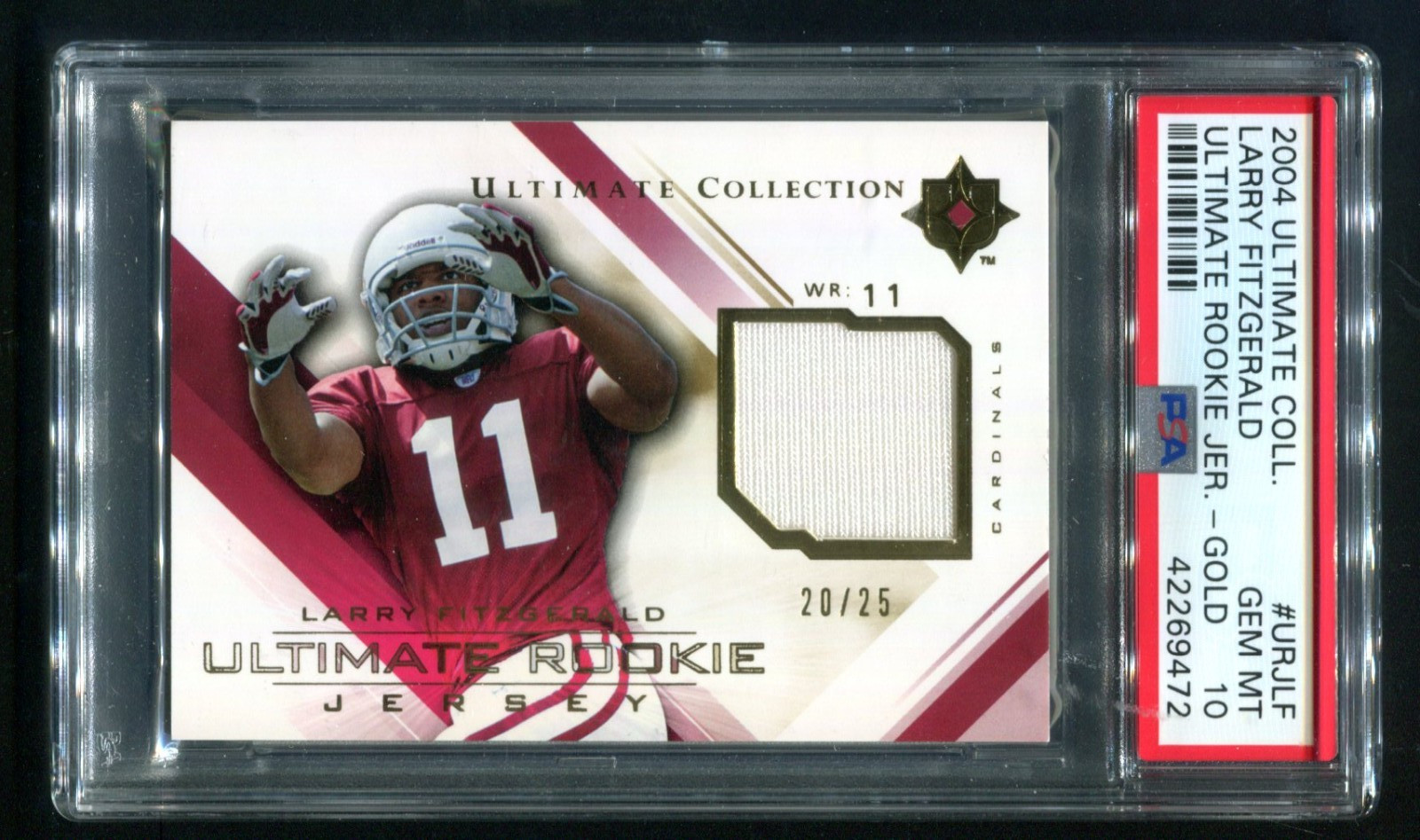 Larry Fitzgerald Ultimate Collection Ultimate Rookie Jersey #URJLF Ultimate Rookie Jersey