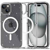 Tech-Protect Flexair Hybrid Magsafe HüLle FüR Iphone 15, Glitzerklar