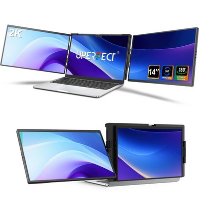 UPERFECT 14  2240x1400 Portable Monitor USB C Monitor PC Screen Triple Monitor