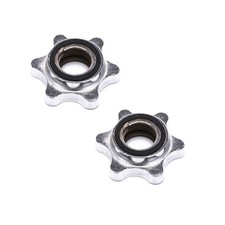 Emivery 2Pcs 25mm Standard Barbell Spin-Lock Collars Screw Clamps Dumbell Wei...