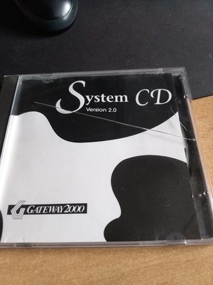 vintage pc software Gateway 2000 System CD Ver 2