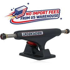 Independent STD Bar Flat Trucks Black White Red 159mm Set FREE SHIPPING US