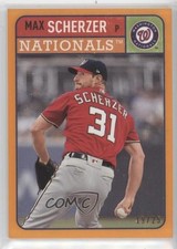 2019 Topps Brooklyn Collection Orange 19/25 Max Scherzer #21 nf5