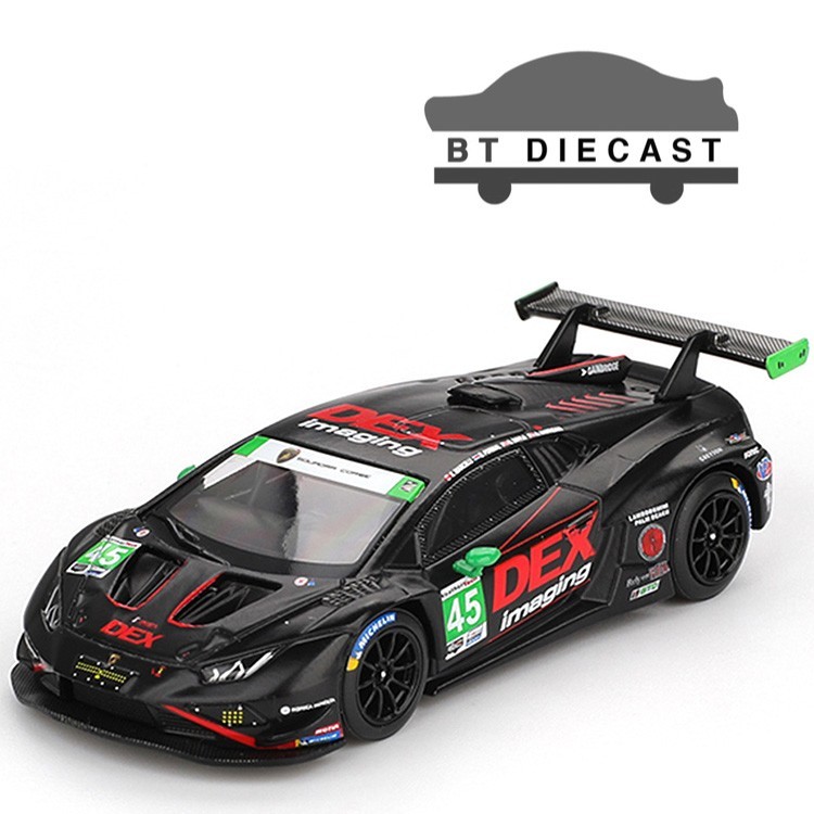 Mini gt lamborghini huracan gt3 evo2 #45 dex imaging 2024 imsa daytona 1/64 1129