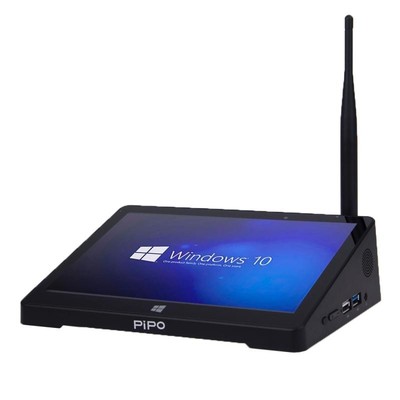 TV Box Style PIPO X9S Windows 10 Mini PC + 8,9 Zoll Tablet, Intel Celeron