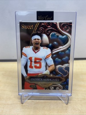 2026 Wild Card Sweet Patrick Mahomes 3/3 Blue Foil Chiefs Non Auto