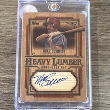 2025 Topps Heavy Lumber Mike Schmidt Auto Relic Game-Used Bat Phillies HLAR-MS