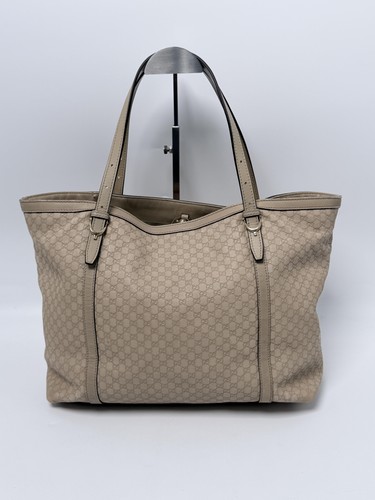 GUCCI Guccissima Medium Lovely Heart Hobo Shoulder Bag Off White Leather XU008GG
