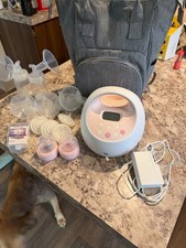 Spectra S2 Plus Electric Breast Pump with cooler bag, extra flanges,