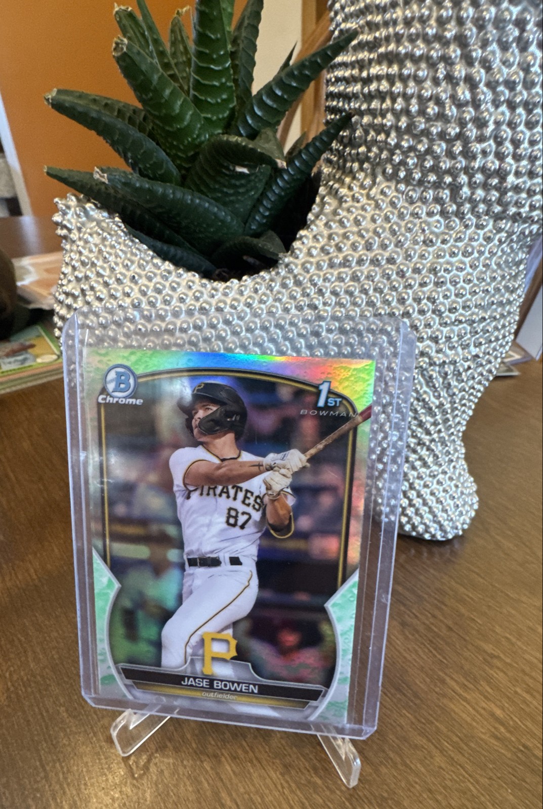 2023 Bowman - Chrome Prospects Jase Bowen #BCP-146 Lunar Glow Refractor (RC)