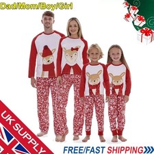 2025 Christmas Pyjamas Family Matching Pajamas Adult Kids Xmas Nightwear Pjs Set