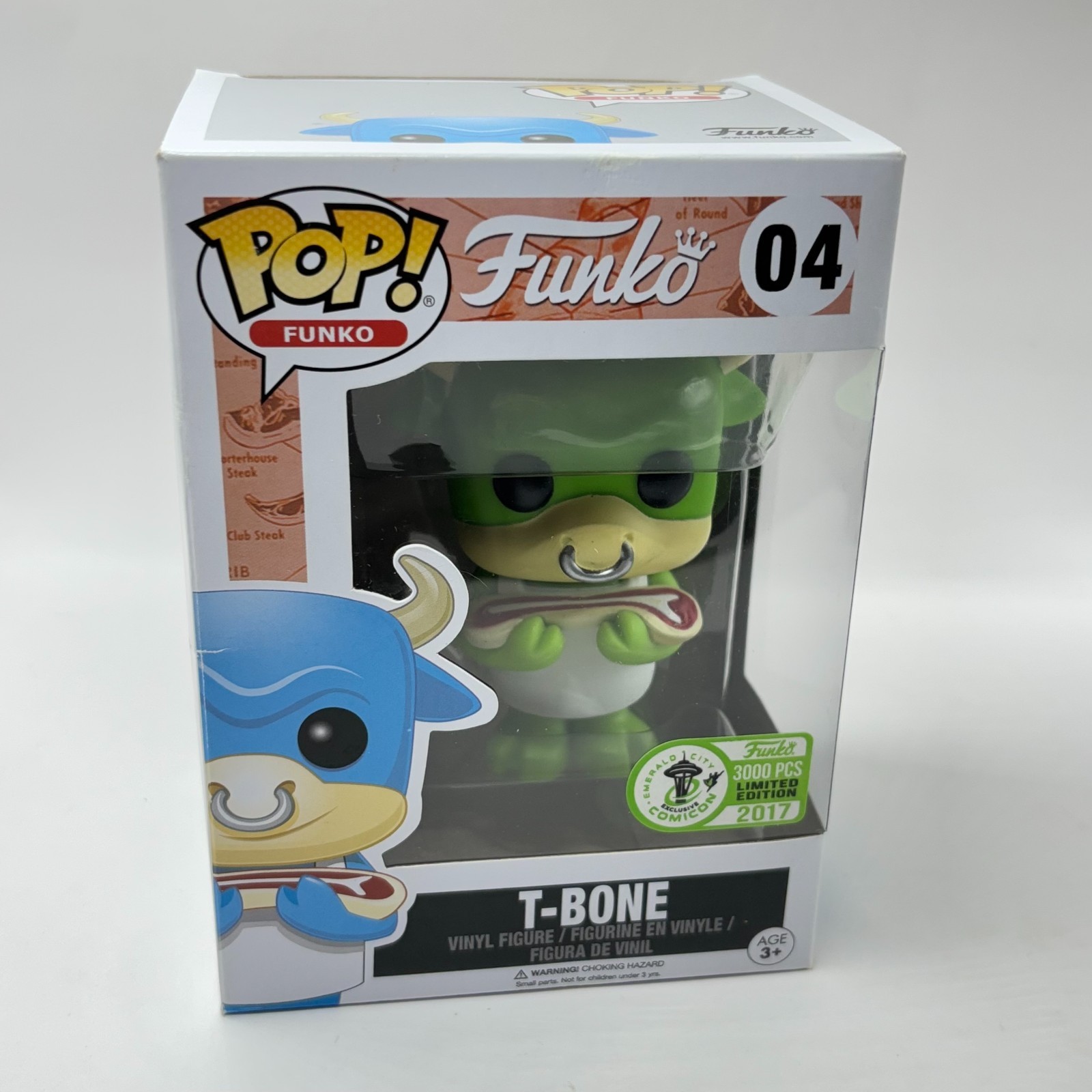 Funko Pop! Vinyl: Fantastik Plastik T-Bone #04 Eccc 2017 Exclusive See Pictures