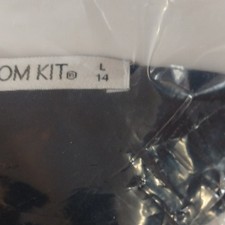 Kustom Kit Women Navy Buisness Shirt Size L Regular Fit Point Collar Long Sleeve