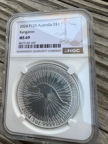 2024 P125 Australia Kangaroo NGC MS69
