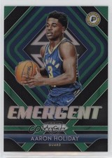 2018-19 Panini Prizm Emergent Green Prizm Aaron Holiday #23 09wc