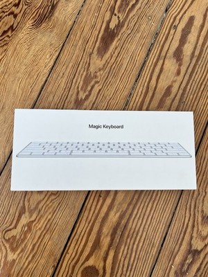 Apple Magic Keyboard MLA22D/A Weiß Bluetooth QWERTZ Deutsch wiederaufladbar