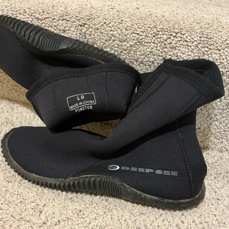 Scuba Deep Sea Dive Boots Size L9