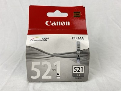 Canon CLI-521GY Grey Ink Cartridge Pixma Printers Chromalife 100+