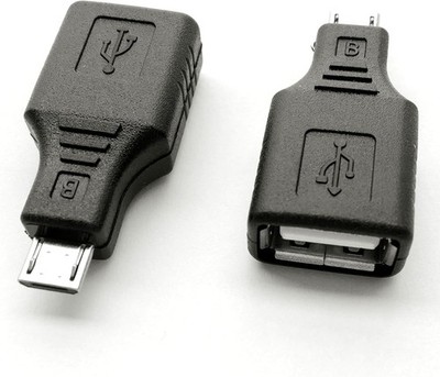USB 2.0 Micro Male to Female OTG Adapter (2 2 Pack Adapters 