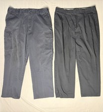 Cintas Comfort Flex Uniform Work Pants Men  s Size 36/37x30 Gray 270-33 Lot X2