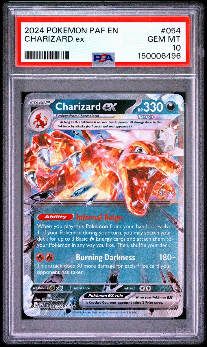 バリヤードex 054/082 1ed psa9 2024 POKEMON PAF EN-PALDEAN FATES #054 CHARIZARD EX PSA 10 | eBay