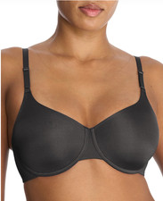 Natori 34B Liquid Full Fit Contour Underwire T-Shirt Bra NWOT 731325 Coal
