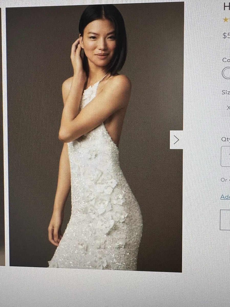 Helsi Brice Halter Sequin Dress | eBay