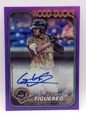 2024 Topps Pro Debut - Gleider Figuereo #PD-34 Purple Foil Autographs /299 (AU,