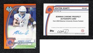 2024 Bowman U Chrome Prospect Orange Refractor /25 Ashton Jeanty #PA-AJE Auto