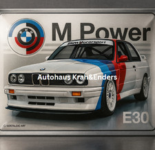 BMW 3er M E30 Blechschild 30 x 40 cm - BMW Motorsport - M Power