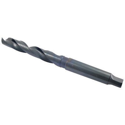 53024148 High Speed Steel 4MT Taper Shank Drill, 118 Degree Split Point, 13/4...
