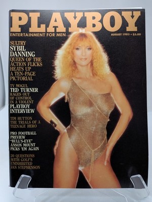 Playboy Magazine August 1983   CG Sybil Danning   PM Carina Persson  