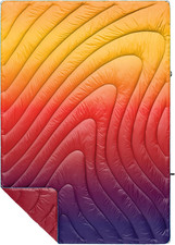 Rumpl Original Puffy Blanket - Warm, Water-Resistant Camping Blanket with 100 R