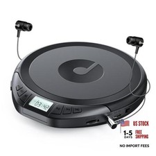 Portable CD Player with Earphones CD Player for Car CD Dsicman with Black