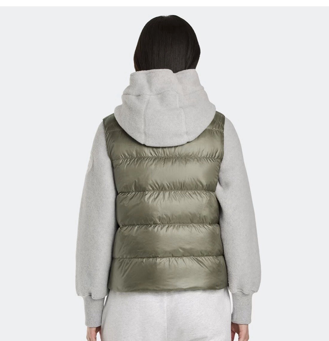 Canada Goose Smokey Sage Puffer Vest Unisex S Crofton Vest Black Label thumbnail 15