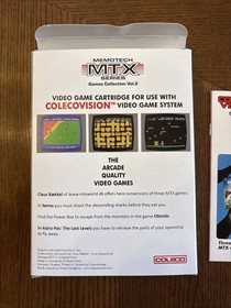 Colecovision- Memotech MTX Series Vol 2 - CIB - 3 Games in one!!