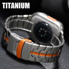 Titanium Strap For Apple Watch Series 11 10 9 8 SE 3 46mm 45mm 42mm 44mm Band...